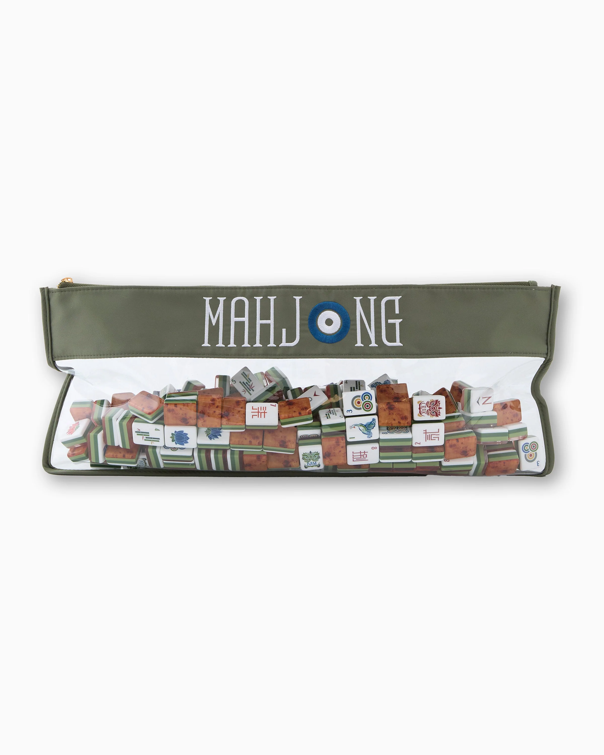 Forest Green Mahjong Bag - Image 3