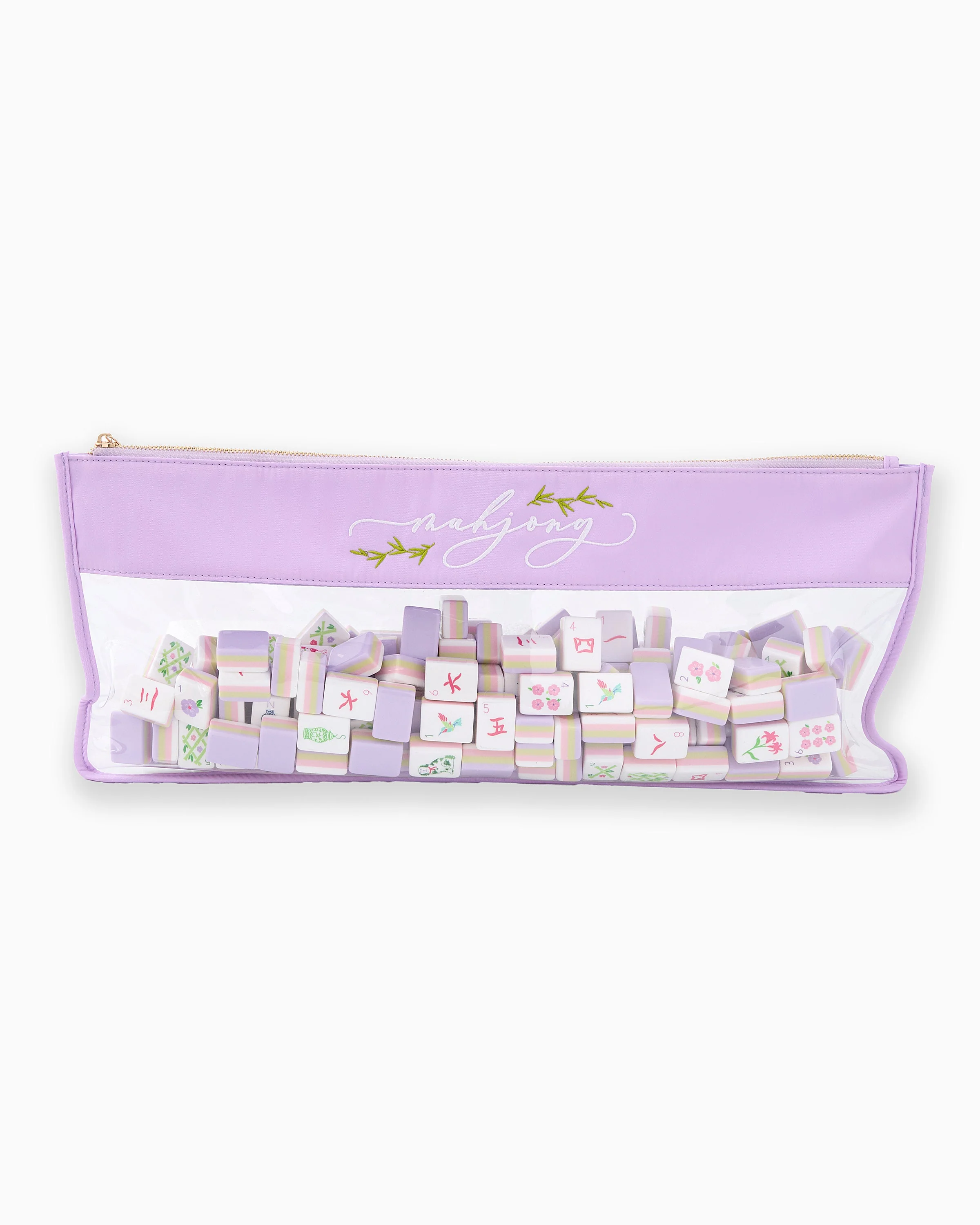 Lilac Script Mahjong Bag - Image 3