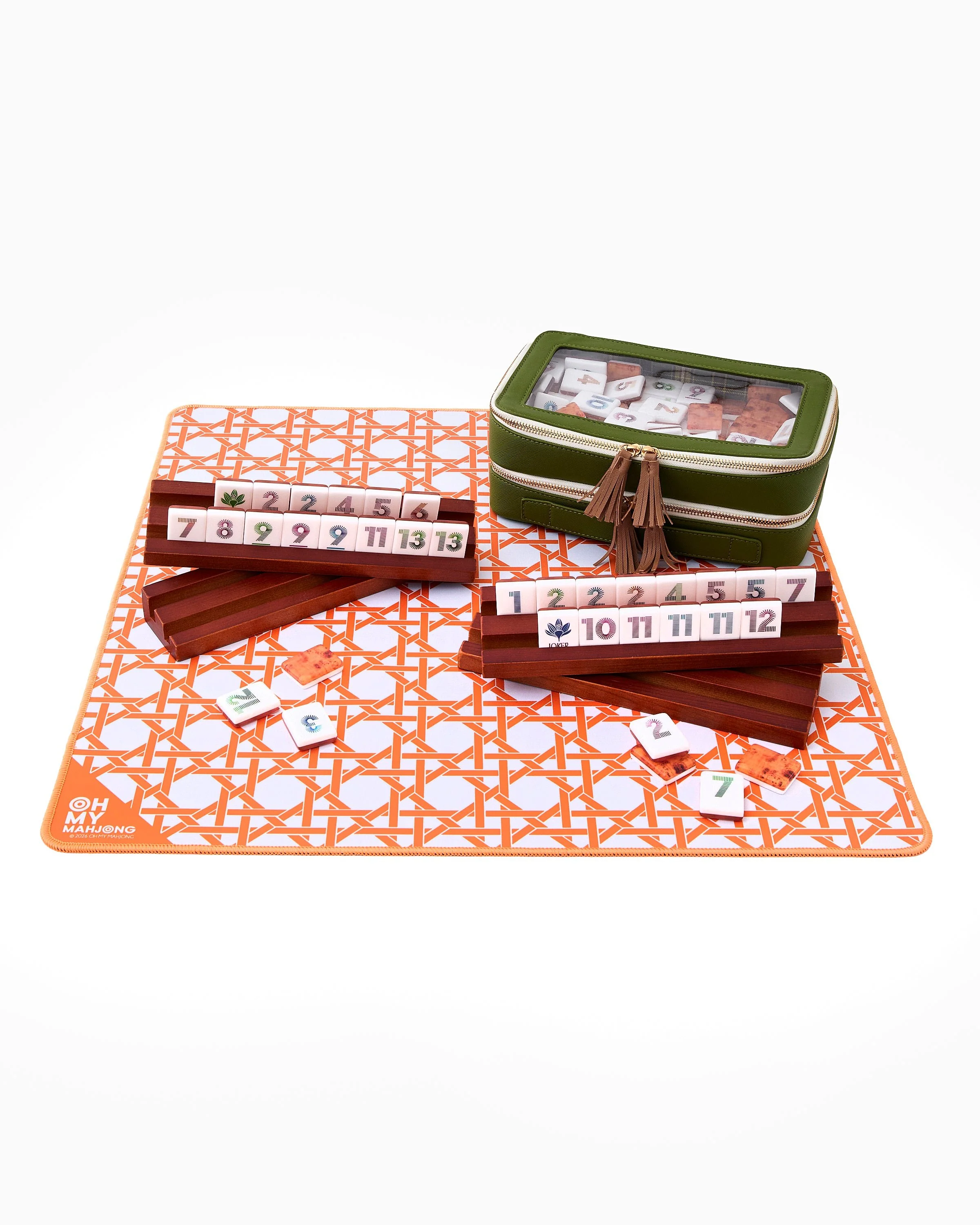 Mini Orange Cane Mat - Image 4